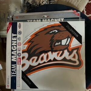 Oregon State beavers car magnet
